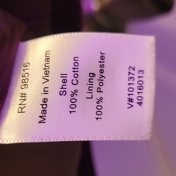 Coldwater Creek Maroon Velveteen Jacket, size 12 - Picture 5 of 5